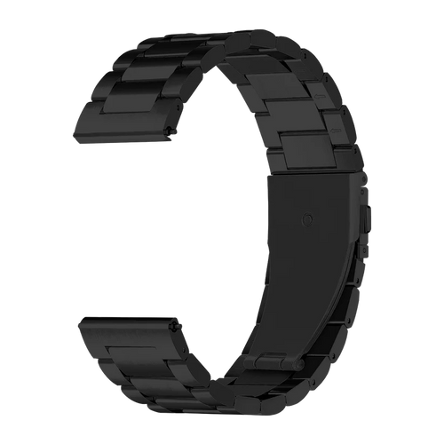 Bracelet noir en acier inoxydable